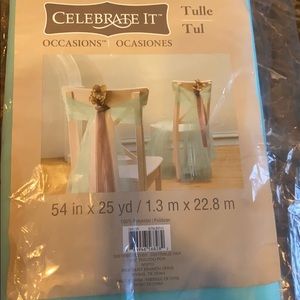 Tiffany blue tulle 25 yards